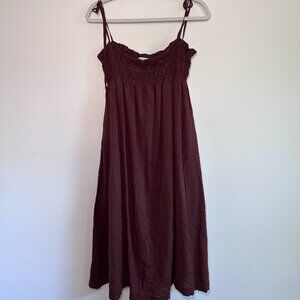 Petal and Pup Camilla Shirred Top Midi Dress